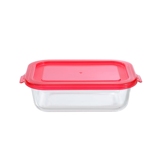 Lemon & Lime YORKSHIRE GLASS RECTANGLE QUICK SEAL CONTAINER 650ML