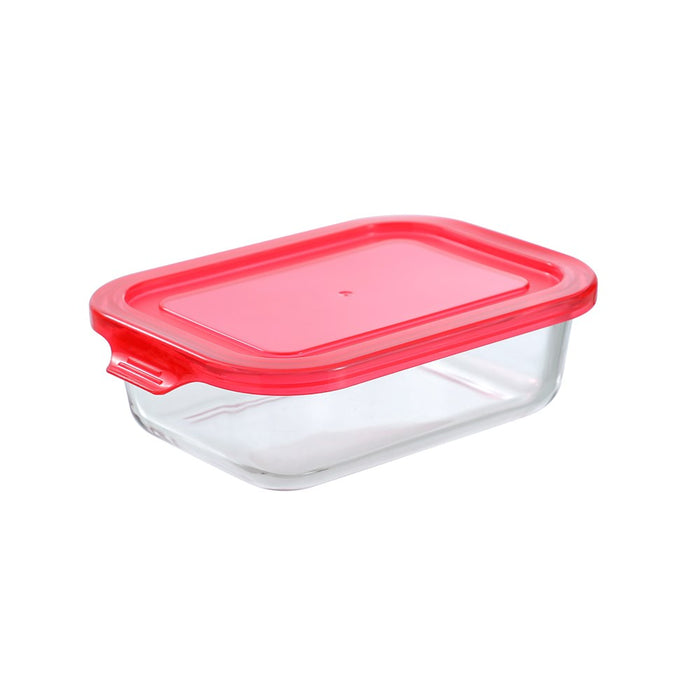Lemon & Lime YORKSHIRE GLASS RECTANGLE QUICK SEAL CONTAINER 650ML
