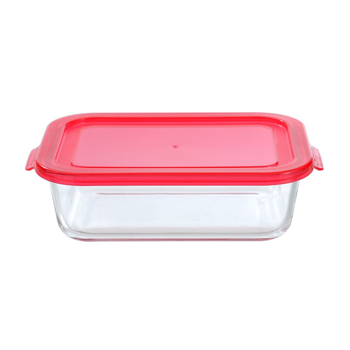 Lemon & Lime YORKSHIRE GLASS RECTANGLE QUICK SEAL CONTAINER 1L