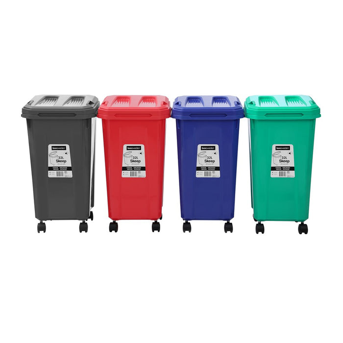 Boxsweden Skeep Wheelie Bin 32L