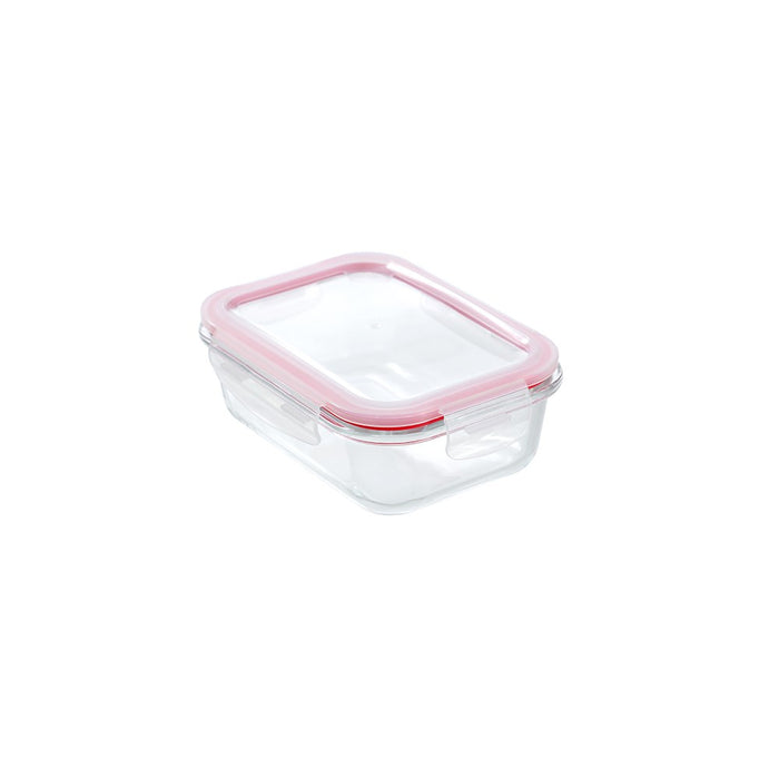Lemon & Lime YORKSHIRE GLASS RECTANGLE CLIP SEAL CONTAINER 650ML