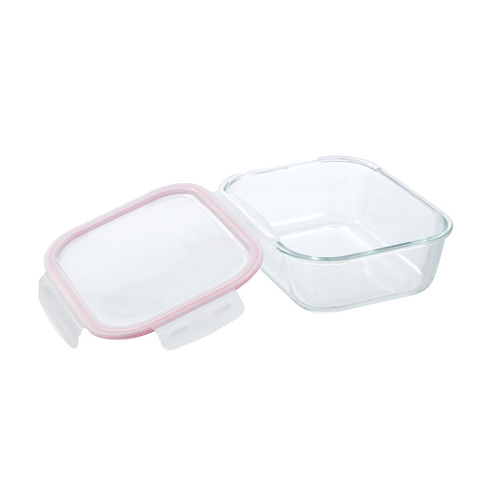Lemon & Lime YORKSHIRE GLASS RECTANGLE CLIP SEAL CONTAINER 2.3L