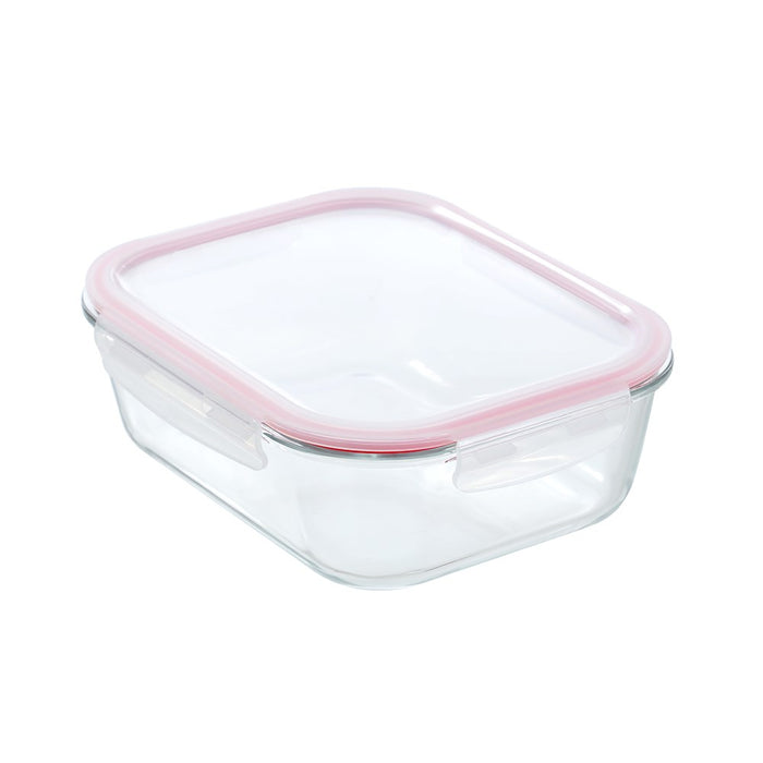Lemon & Lime YORKSHIRE GLASS RECTANGLE CLIP SEAL CONTAINER 2.3L