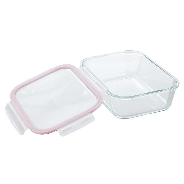 Lemon & Lime YORKSHIRE GLASS RECTANGLE CLIP SEAL CONTAINER 2.7L