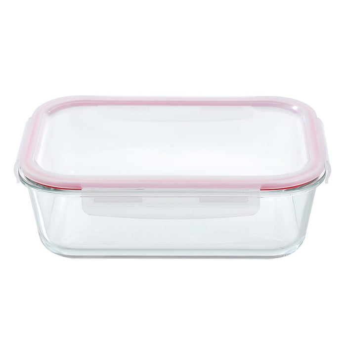 Lemon & Lime YORKSHIRE GLASS RECTANGLE CLIP SEAL CONTAINER 2.7L