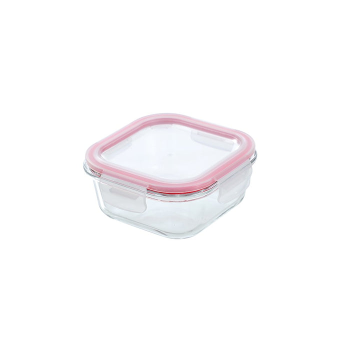 Lemon & Lime YORKSHIRE GLASS SQUARE CLIP SEAL CONTAINER 500ML