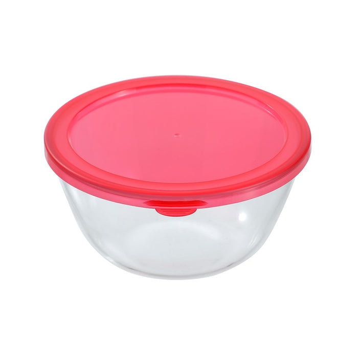 Lemon & Lime YORKSHIRE GLASS MIXING BOWL LIDDED 1.5L 19X19X9.5CM