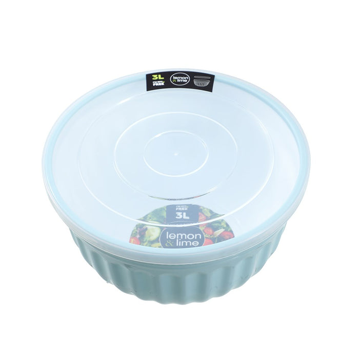 Lemon & Lime SALAD BOWL LIDDED 3L