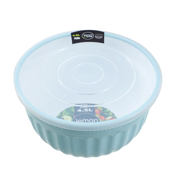 Lemon & Lime SALAD BOWL LIDDED 4.5L