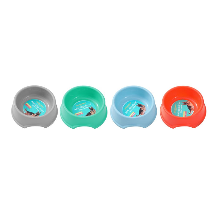 Paws & Claws PET ESSENTIALS ANTI-SLIP BOWL MED 18CM 550ML