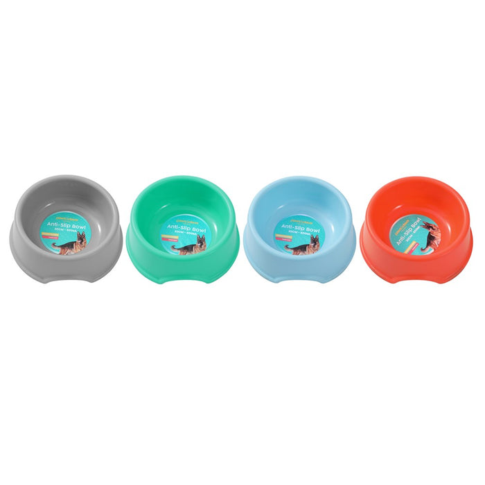 Paws & Claws PET ESSENTIALS ANTI-SLIP BOWL LGE 20CM 800ML