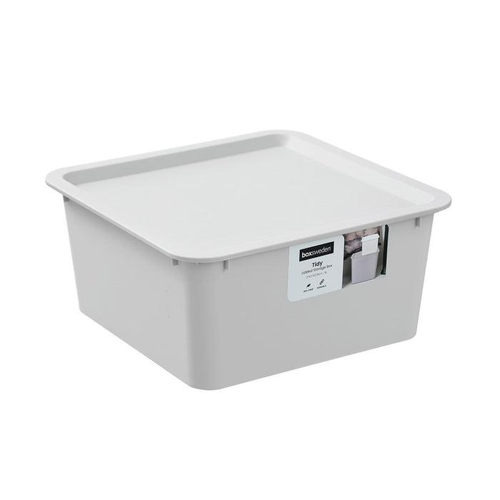 Boxsweden Tidy Box Lidded Square 6L 27X27X12.5Cm