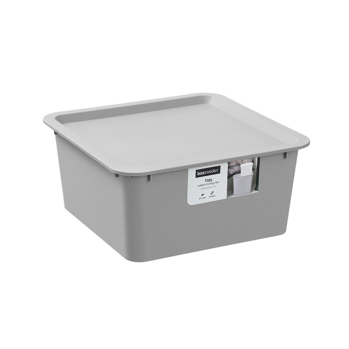 Boxsweden Tidy Box Lidded Square 6L 27X27X12.5Cm