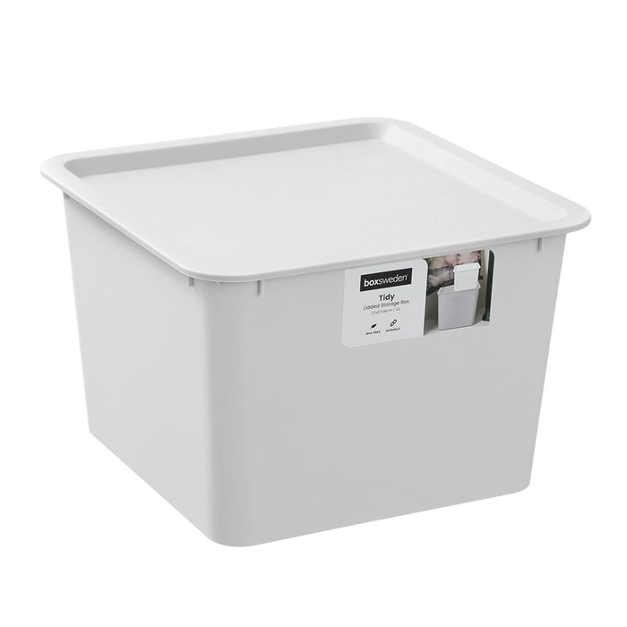 Boxsweden Tidy Box Lidded Square 12L 27X27X18Cm