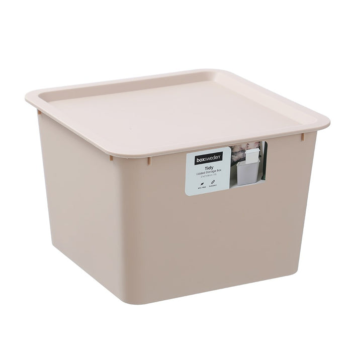Boxsweden Tidy Box Lidded Square 12L 27X27X18Cm
