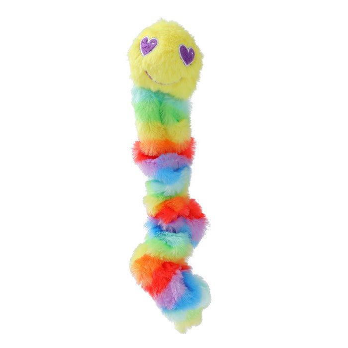 Paws & Claws RAINBOW PLUSH WORM 37X13X8CM
