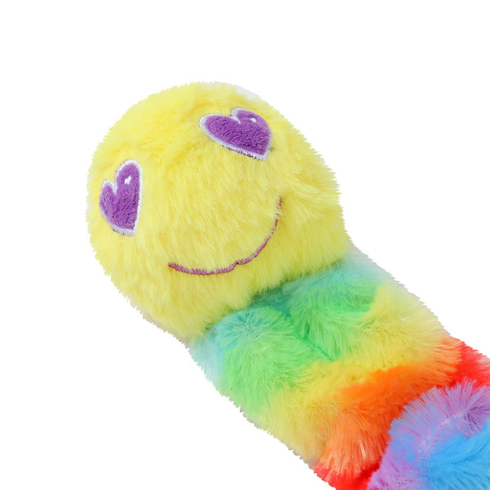 Paws & Claws RAINBOW PLUSH WORM 37X13X8CM