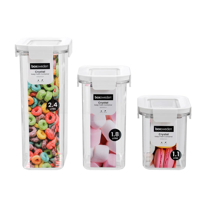 Lemon & Lime CRYSTAL KEEP FRESH CONTAINER 1.1L