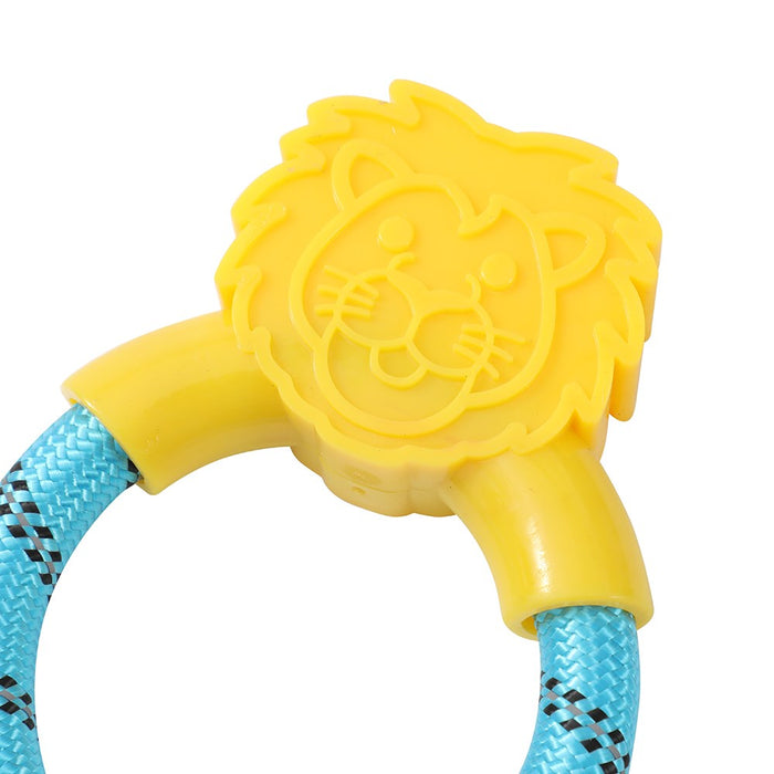 Paws & Claws TUG N PLAY TPR ANIMAL RING TUGGER 16X12CM