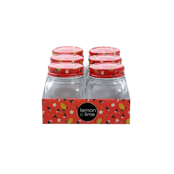 Lemon & Lime ROMA SHERBERT GARDEN DECO CONSERVE JAR 180ML 6PK