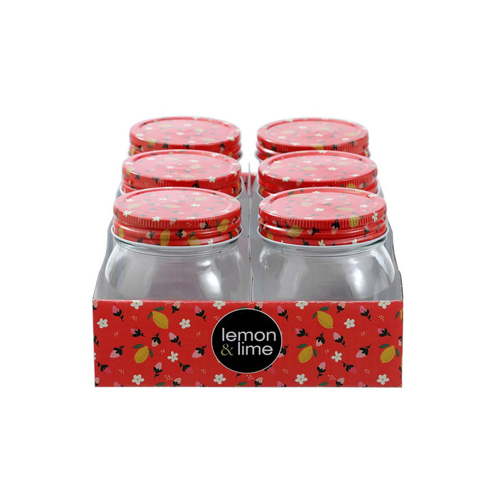 Lemon & Lime ROMA SHERBERT GARDEN DECO CONSERVE JAR 300ML 6PK