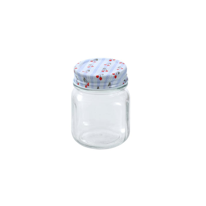 Lemon & Lime ROMA CHERRY STRIPE DECO CONSERVE JAR 180ML 6PK