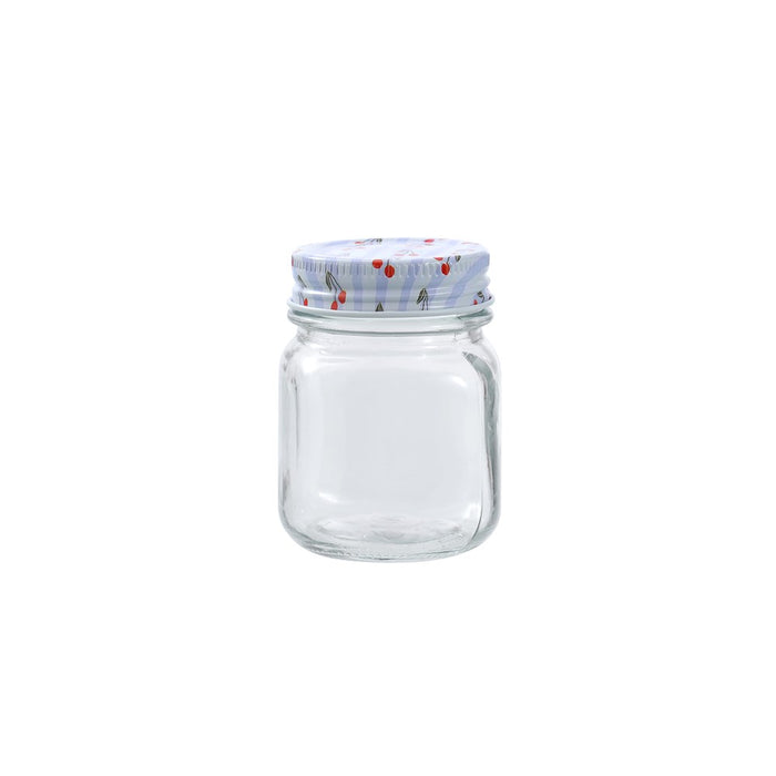 Lemon & Lime ROMA CHERRY STRIPE DECO CONSERVE JAR 180ML 6PK