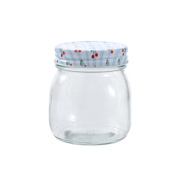 Lemon & Lime ROMA CHERRY STRIPE DECO CONSERVE JAR 300ML 6PK