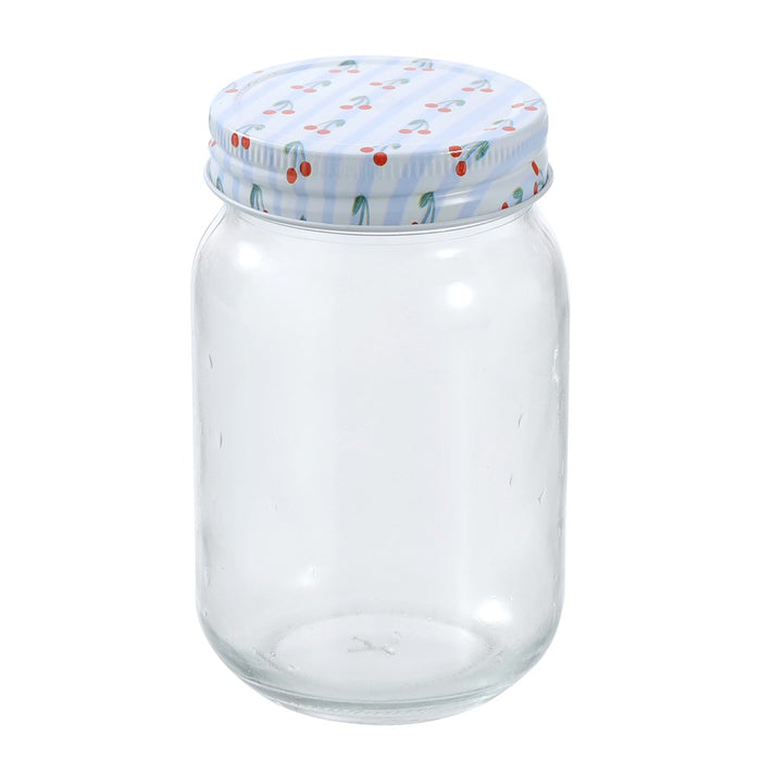 Lemon & Lime ROMA CHERRY STRIPE DECO CONSERVE JAR 500ML 6PK