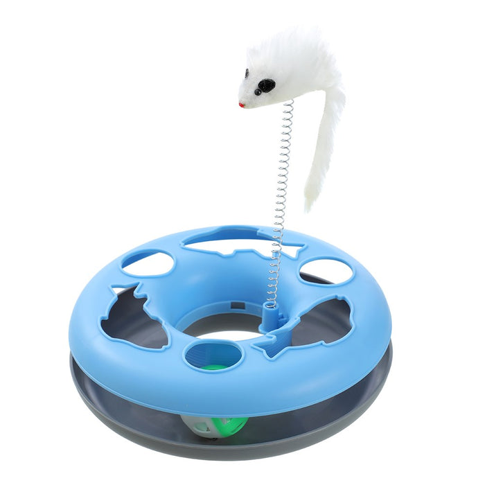 Paws & Claws POUNCE CAT PLAY TRACK INTERACTIVE TOY COLS 23.5X8CM