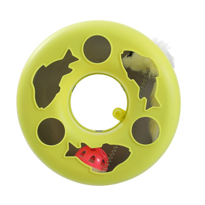 Paws & Claws POUNCE CAT PLAY TRACK INTERACTIVE TOY COLS 23.5X8CM