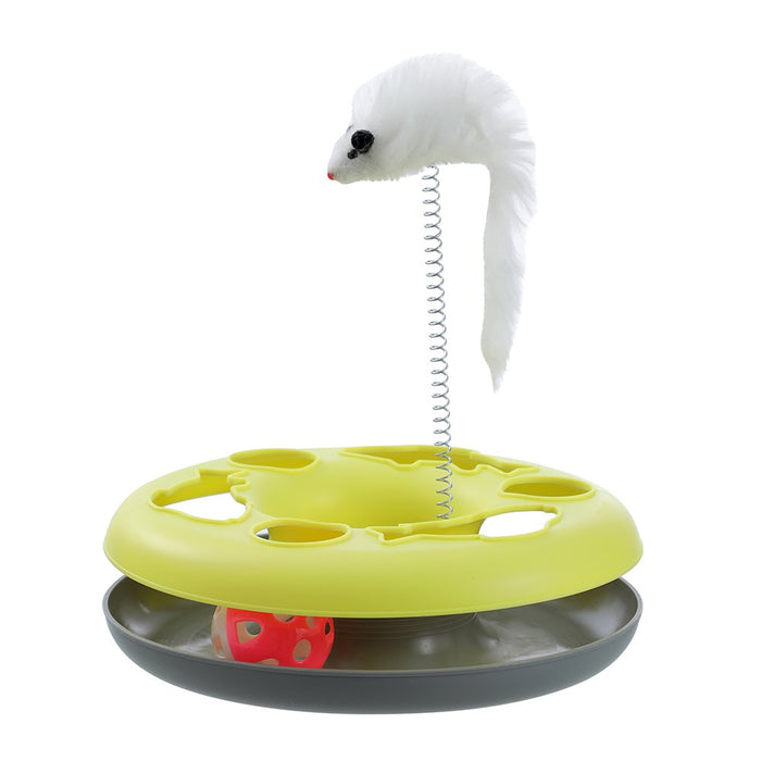 Paws & Claws POUNCE CAT PLAY TRACK INTERACTIVE TOY COLS 23.5X8CM