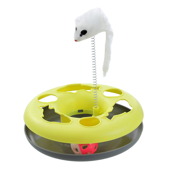 Paws & Claws POUNCE CAT PLAY TRACK INTERACTIVE TOY COLS 23.5X8CM