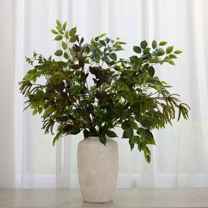 NSIMG-SHA256:69873833fd90597fc120b87e3373bce70d44262fc8c61b4ea45e852d5f0f00b5 · Isalbi Rogue Ficus Catkin Mix - Lanah Vase Green