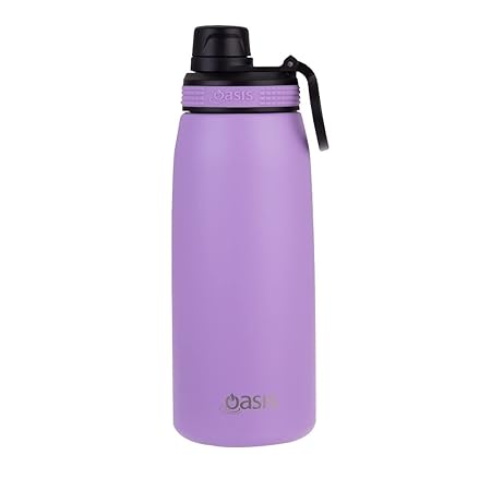S/S D/WALL INS. SPORTS BOTTLE W/SCREW CAP 780ML LAVENDER