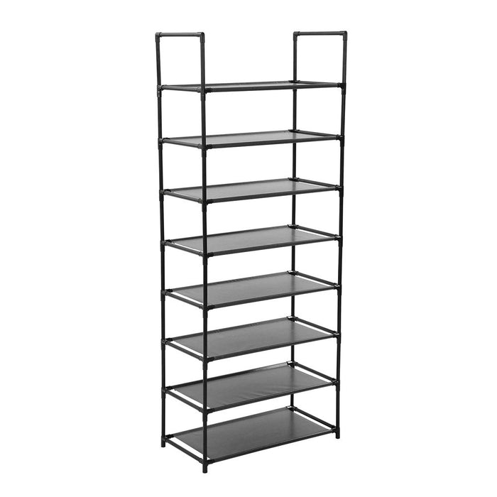 Boxsweden Shoe Rack 4 Tier Double 117X28X73Cm Stackable 8 Tier