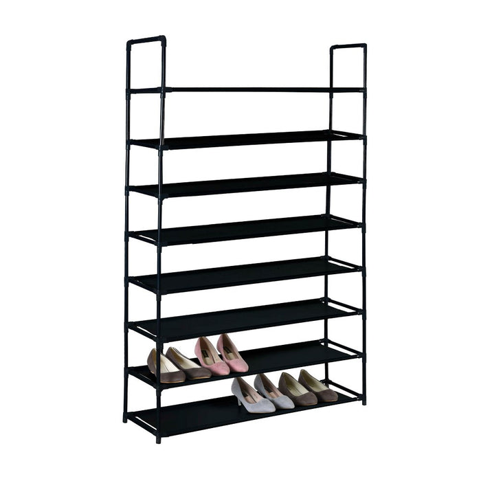 Boxsweden Shoe Rack 4 Tier Double 117X28X73Cm Stackable 8 Tier