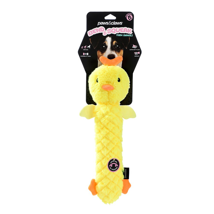 Paws & Claws BEND & SQUEAK ACCORDION PLUSH 40CM
