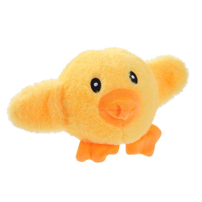 Paws & Claws PLUSH ANIMAL SQUEAKY BALL 12CM