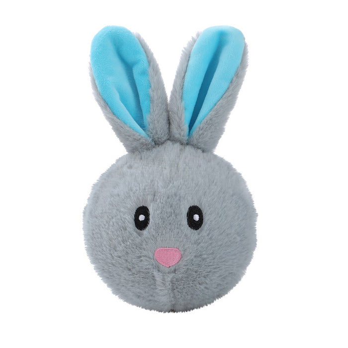 Paws & Claws PLUSH ANIMAL SQUEAKY BALL 12CM