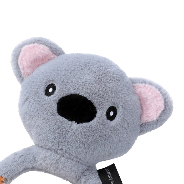 Paws & Claws TUG & SNUG PLUSH KOALA ROPE RING TUGGER 20X12X1.5CM