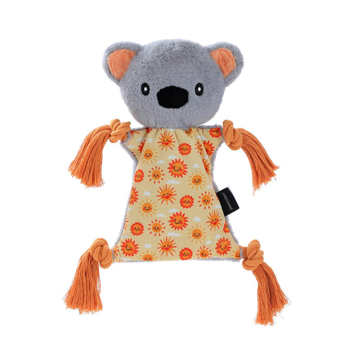 Paws & Claws TUG & SNUG PLUSH KOALA TUGGER W/ ROPE 27X27X1.5CM