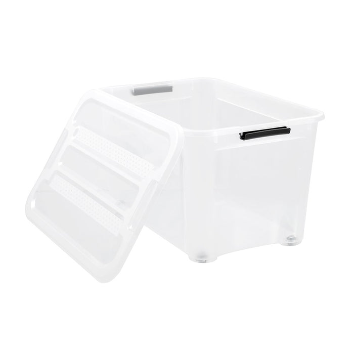 Boxsweden Stow Storage Container 52L With Wheels 57X38.5X32.5Cm