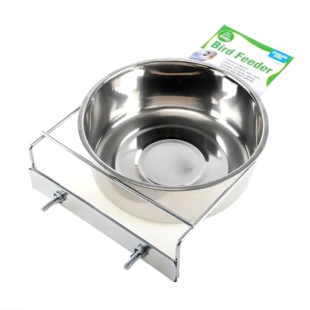 Bird Feeder Stainless Steel 18cm 1400ml