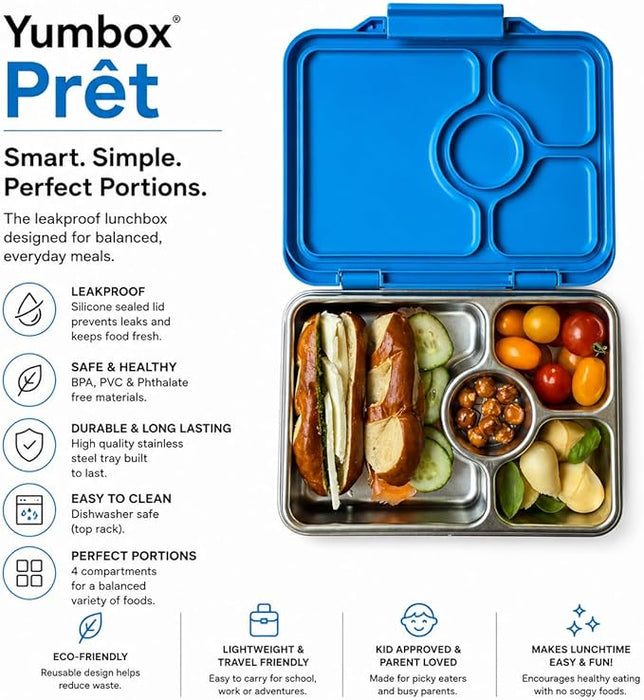 PRET S/S 4 COMPARTMENT NORMANDY BLUE