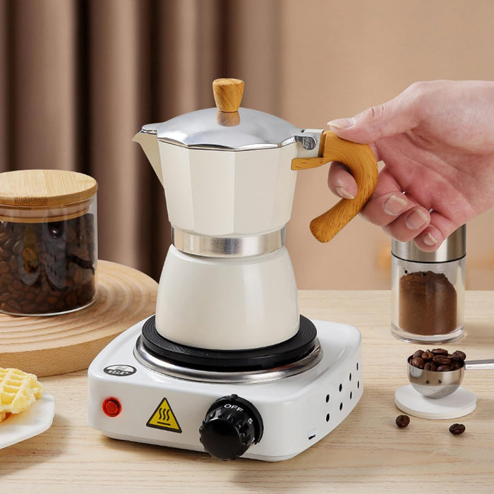 Moka Pot Set – 7-Piece Stovetop Coffee Maker Percolator Pot