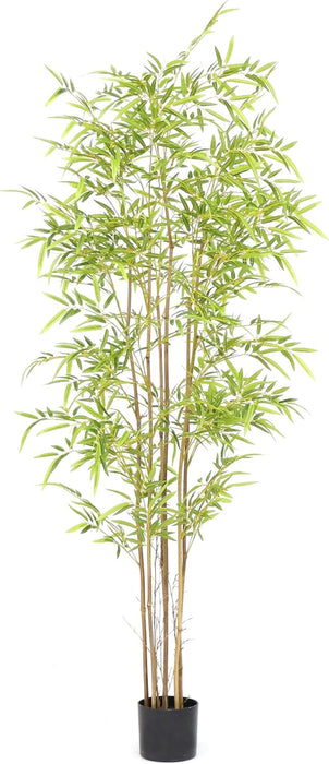 Artificial Bamboo Plant Tall Faux Greenery Decoration for Home & Office