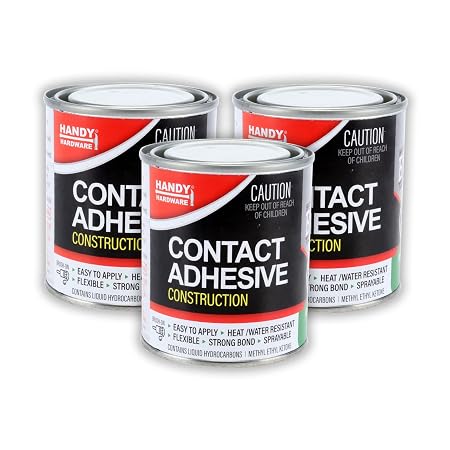 Glue Contact Adhesive In Tin 200ml (Dries Amber)