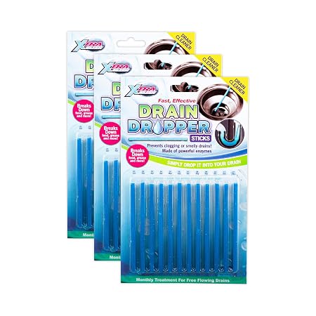 Drain Dropper Cleaner Sticks 12pk
