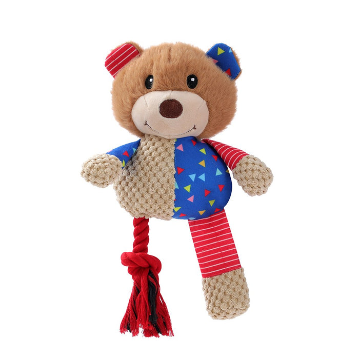 Paws & Claws PATCHWORK PLUSH ANIMALS 26X20CM